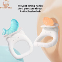 Hellobaby baby silicone bé có thể đun sôi miếng cắn đồ chơi mọc răng thời gian chống ăn tay để làm dịu răng hàm que giai đoạn miệng