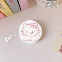 Hellokitty Băng Đo Mini 2m Thước Đo Quần Áo Thước Mềm Thước Đo Eo Thước Đo Chiều Cao Di Động