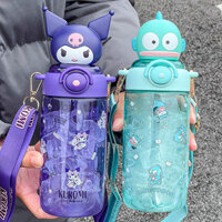 Hellokitty Cốc Nước Cô Gái Giá Trị Cao Mùa Hè Ống Hút Cốc tritan Chịu Nhiệt Độ Cao Học Sinh Di Động 3064