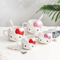 Hellokitty Cốc Uống Nước Bằng Sứ Hình hello kitty Đáng Yêu