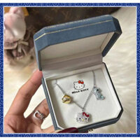 Hellokitty Dễ Thương Hương Vị Đại Dương Ngọc Trai Nước Ngọt Vòng Tay Bạc Silva Vui Vẻ Vỏ Hello Kitty Vòng Tay Cá Ngựa