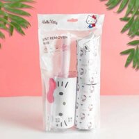 Hellokitty Dính Thiết Bị Tóc Dính Bụi Giấy Con Lăn Bàn Chải Cuộn Giấy Xé Có Thể Thay Thế Hộ Gia Đình