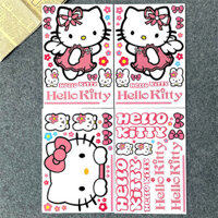 Hellokitty Hello Kitty Xe Miếng Dán Điện Trang Trí Xe Hơi Miếng Dán Hoạt Hình Dễ Thương kt Mèo Miếng Dán Chống Thấm Nước Chống Nắng Miếng Dán