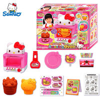 Hellokitty Hellokitty Hello Kitty Girl Nhà Chơi Nhà Bếp Mô Phỏng Đồ Chơi Nhà Bếp Bộ Lò Nướng Ma Thuật 50130