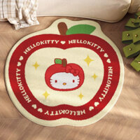Hellokitty Ping 'an Giả Cashmere Thảm Dày Phòng Ngủ Hello Kitty Đầu Giường Chăn Phong Cách Công Chúa Thảm Sàn Ấm Áp