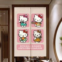 Hellokitty Rèm Cửa Bé Gái Nhà Phòng Ngủ Phòng Chặn Rèm kt Mèo Hoạt Hình Dễ Thương Phòng Trẻ Em Vách Ngăn Rèm
