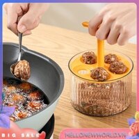 [Hellonewworld.vn] Máy làm thịt viên thủ công mờ 5 quả bóng Dụng cụ làm thịt viên Dụng cụ nhà bếp