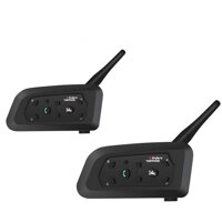 Helmet Intercom Motorcycle Communication System Vnetphone V6 Interphone Moto Helmet Bluetooth Wireless Intercom Headset (850mAh Longer Battery life...