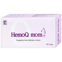 HemoQ Mom trị thiếu máu, dị tật ống thần kinh ở thai nhi (3 vỉ x 10 viên)
