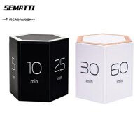 Hẹn giờ đếm SEMATTI, Màn hình LED Mini đa chức năng Đếm xuống, 2024 Tiện ích nhà bếp ABS di động nhiều màu Văn phòng