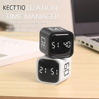 Hẹn giờ KECTTIO Pomodoro, Đồng hồ báo thức đếm ngược tùy chỉnh 3 âm lượng có thể điều chỉnh 5 / 10 / 30 / 60 phút, thời gian xoay Cảm biến trọng lực Đồng hồ báo thức đếm ngược tùy chỉnh cho trẻ em học tập