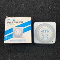 Hẹn Giờ Timer Cơ Yidong | Timer 24h hẹn giờ bật tắt tự động thiết bị điện cho hồ cá thủy sinh, đồ gia dụng (chân cắm dẹt)