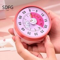Hẹn giờ trực quan, 60 phút có chân đế Hẹn giờ cơ, Đồng hồ bấm giờ dễ thương Đồng hồ báo thức Tự kỷ luật Đồng hồ đếm ngược hình dung Học tập cho trẻ em