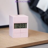 Hẹn giờ xoay ZHUXAOWAN, Đồng hồ báo thức máy tính để bàn tự kỷ luật kỹ thuật số LCD, Trình quản lý thời gian hoạt hình Im lặng Nhóm đơn Thời gian điện tử Trường học