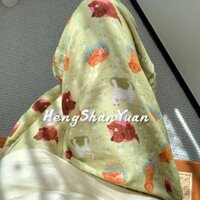 Heng Shan Yuan Quần ngủ nữ dáng rộng tại nhà máy điều hòa in quần đi bộ giảm béo thông thường