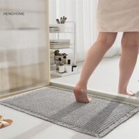 Henghome 43x61cm Thảm thấm trong phòng tắm Thảm tắm chống trượt Máy mềm Thảm lót cửa chùi chân có thể giặt được cho thảm thấm nhà vệ sinh Bên cạnh thảm bồn tắm TFG