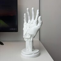 Henghome Cyberpunk Robot Cánh Tay Tích Hợp Tay Cầm Giá Đỡ Bộ Điều Khiển Trò Chơi Giá Đỡ Tai Nghe Sáng Tạo Sưu Tập Máy Tính Để Bàn Mô Hình Trang Trí Handmade Quà Tặng TFG