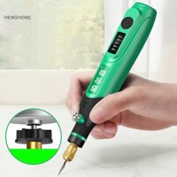 Henghome EU / US 24 chiếc 110-240V Máy khoan Mini đánh bóng Máy khắc bút Máy mài điện Dụng cụ quay Máy mài Dụng cụ gia dụng thu nhỏ TFG