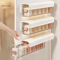 Henghome Tiết Kiệm Không Gian Treo Tường Tổ Chức Cho Quần Lót Tất Dây Thắt Lưng Ngăn Kéo Không Đục Lỗ Ngăn Kéo Chia Giỏ Cho Tủ Quần Áo Phòng Ngủ Ký Túc Xá TFG