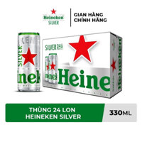 HENIKEN BẠC TRÙNG 24 lon DUNG TÍCH 330ml