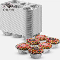 Henjie 20 Cái Hộp Đóng Gói Bánh Cupcake Lò Nướng Gia Đình Cứng