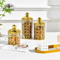 Henjie 3 Cái / bộ Nồi Bảo Quản Thực Phẩm Chống Ẩm Trà Tiện Lợi