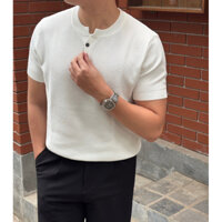 Henley T-Shirt phong cách Korea