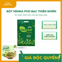 (HENNA NUPUR) Bột henna nguyên chất nhuộm phủ bạc, mehendi india 500g