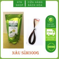 Henna powder - Bột lá nhuộm tóc nâu sẫm 300g
