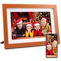 Henscoqi 10.1 inch WiFi Digital Photo Frame with IPS HD Display 1280x800, 16GB Storage Smart Digital Picture Frame Share Picture&Video on Widescree...