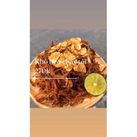 Heo cháy tỏi - Khô gà lá chanh - Heo miếng