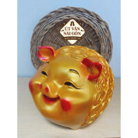 Heo đất đồng tiền vàng size XL 25cm