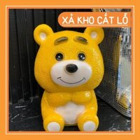 Heo đất giá rẻ - Heo Đất Gấu Dâu Cute Tiết Kiệm