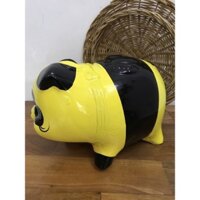 Heo đất Handmade Gấu trúc vàng size XL