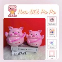 Heo Đất Hình Heo Đeo Túi Thỏ / Ống Heo Tiết Kiệm [ Heo Đất PoPo ]