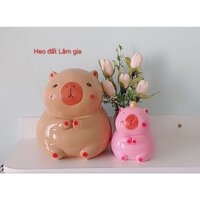 Heo đất mẫu Chuột Lang Capybara [ mua 1 to tặng 1 nhỏ ] ,Ống tiết kiệm.