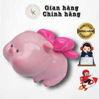 Heo đất Nơ hồng đáng yêu size vừa 15x18cm