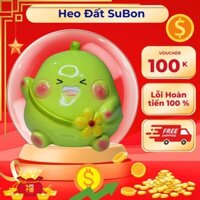 Heo đất ống tiết kiệm tiền lỗ tròn gà bông xinh cute đang yêu LD94 - Heo Đất Suka