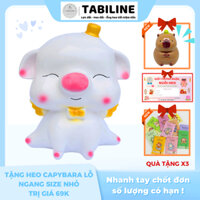 Heo đất ống tiết kiệm tiền lỗ ngang híp đội mũ max size khủng lồ LD36 - TABILINE