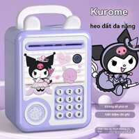 Heo đất , Ống tiết kiệm vân tay thông minh cho bé tiện  - Két sắt vân tay mini thông minh cho bé ( KÈM PIN )