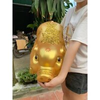 Heo đất tiết kiệm Ngọc Trinh KHỔNG LỒ siêu sang quà tặng trang trí /  Ống tiết kiệm shop TrumHeoDat.