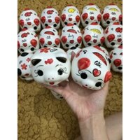 Heo Đất Trắng Sữa ( Mua 2 + 1) Size Vừa Mini siêu dễ thương bỏ nhẫn vàng tiết kiệm 1-5chỉ