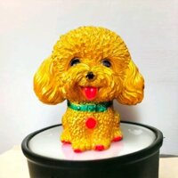 Heo đất/Lợn đất Chó POODLE | Ống tiết kiệm | Decor | Kèm ảnh thật | Freeship