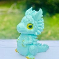 Heo đất/Lợn đất hình RỒNG PHƯƠNG TÂY | Tiết kiệm Tiền | Ống Tiết Kiệm | Kèm Ảnh thật