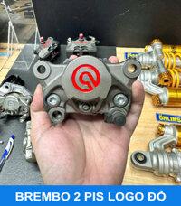 Heo Dầu Brembo Đúc 2 Pis Logo Đỏ – Like New – 4G26 – 03082025