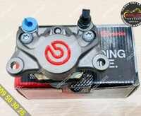 Heo dầu Brembo logo đỏ chính hãng - 2 piston đối xứng