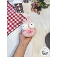 Heo mắt to dễ thương - Heo móc len - Quà tặng handmade