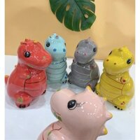 Heo sứ khủng long các màu Bát Tràng-Lợn Đất cho bé trai-Ống sứ-Ống sứ đựng tiền LiLy Decor Home
