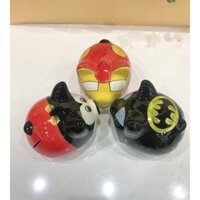 Heo sứ Tiết Kiệm Bát Tràng-Lợn Đất  cho bé yêu-Ống sứ siêu nhân- Ống đựng tiền LiLy Decor Home