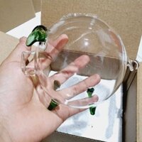 Heo thủy tinh nhỏ đựng vàng xinh xắn size 1